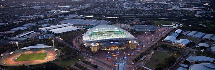Sydney Olympic Park aerial, Homebush